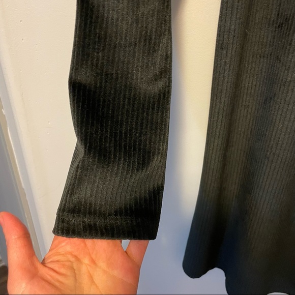 Black Long Sleeve Dress ANTISTAR Size M - Picture 3 of 5